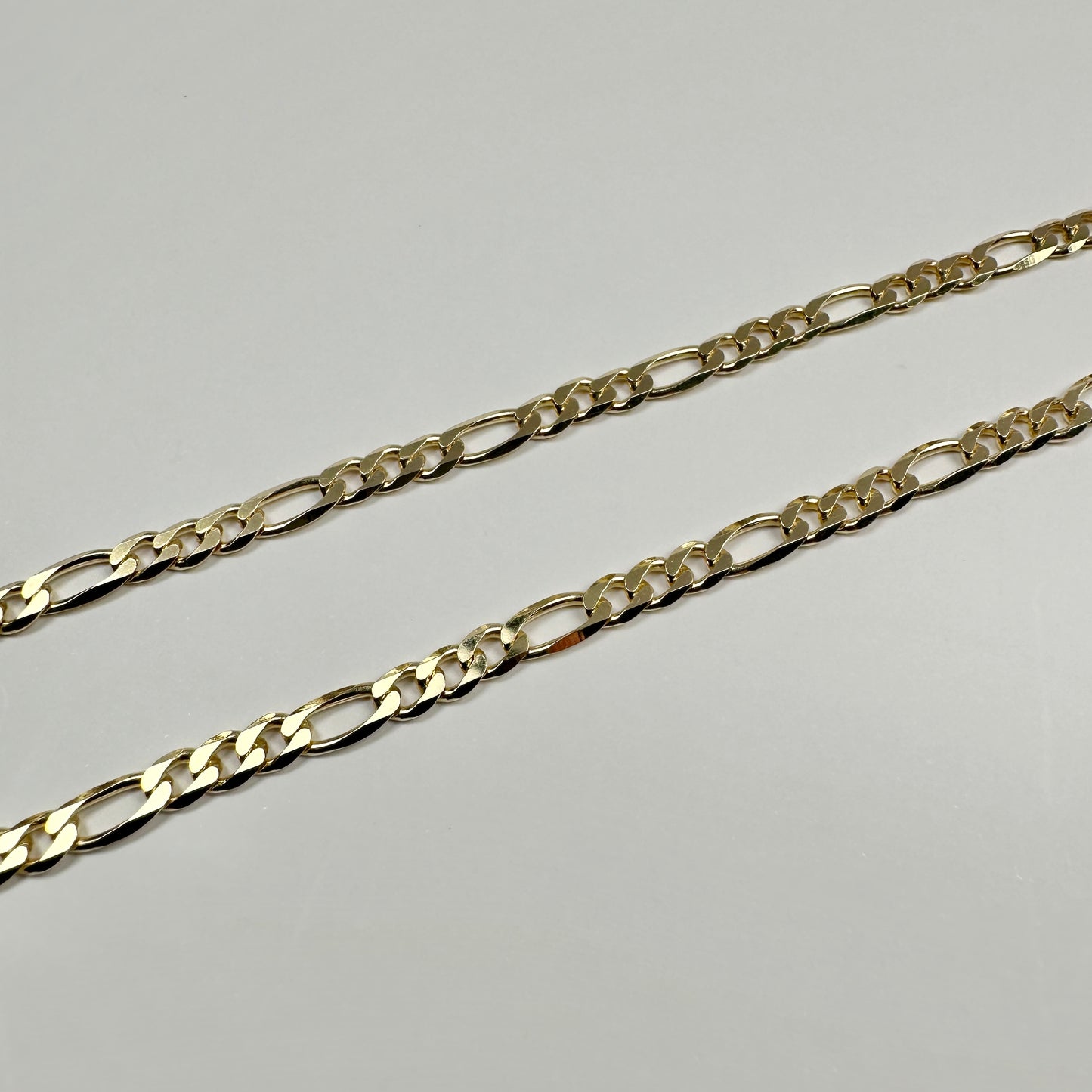 14k Gold Vermeil Figaro Link Chain 3.5mm