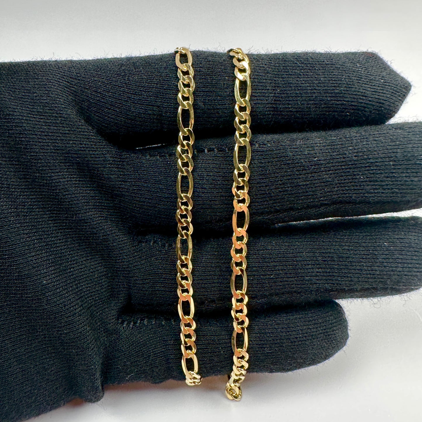 14k Gold Vermeil Figaro Link Chain 3.5mm