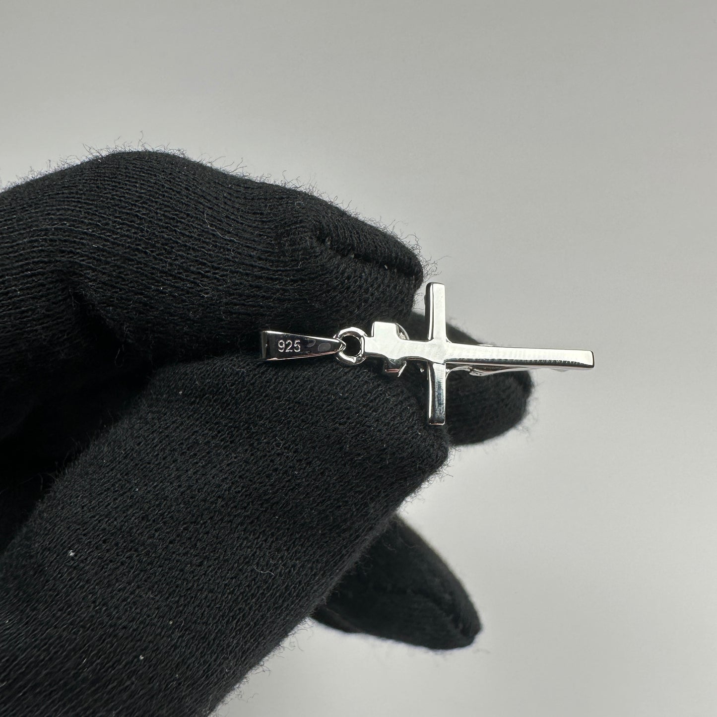 Solid .925 Sterling Silver Crucifix Cross Pendant