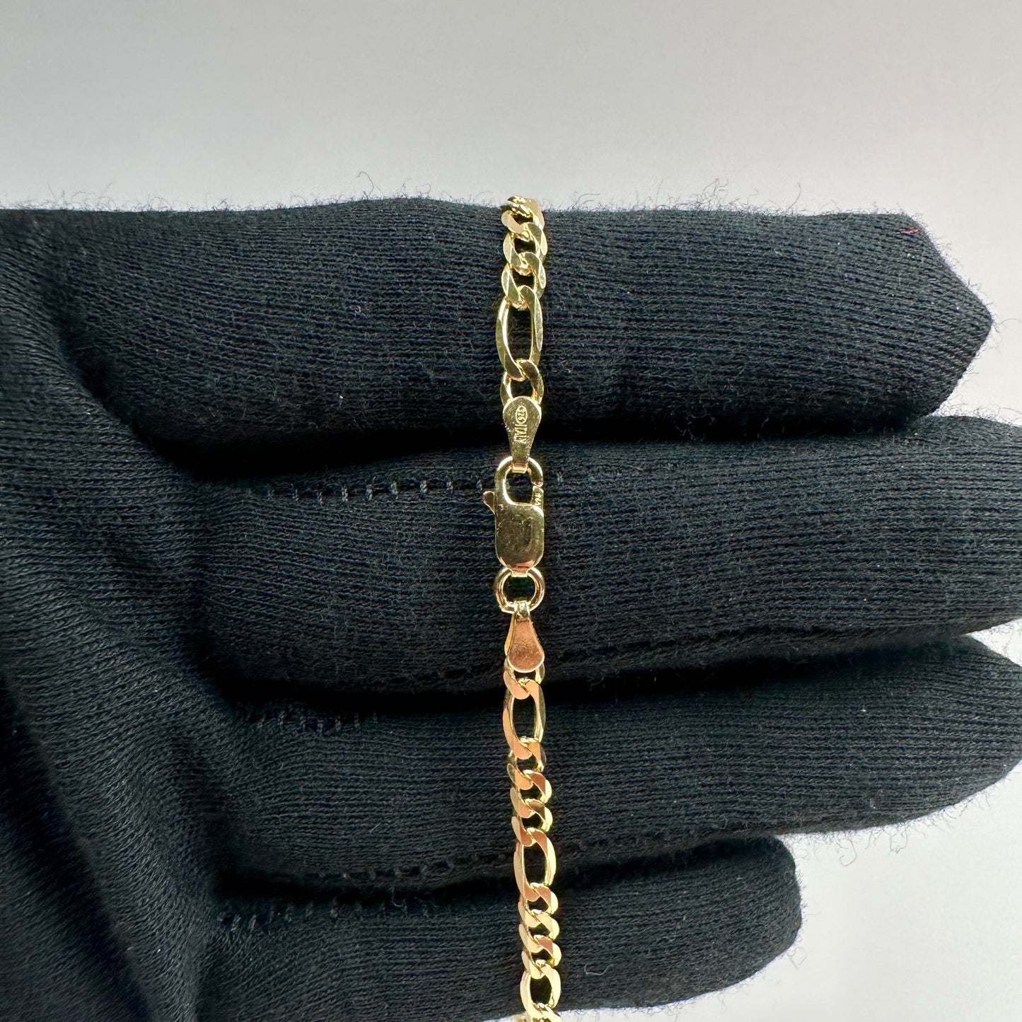 14k Gold Vermeil Figaro Link Chain 3.5mm