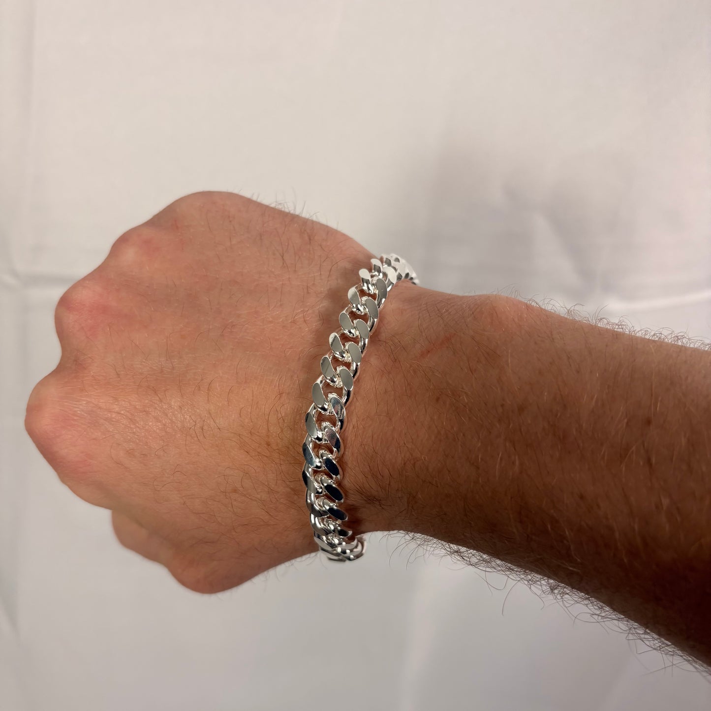 Solid .925 Sterling Silver Heavy Miami Cuban Bracelet 9.2mm