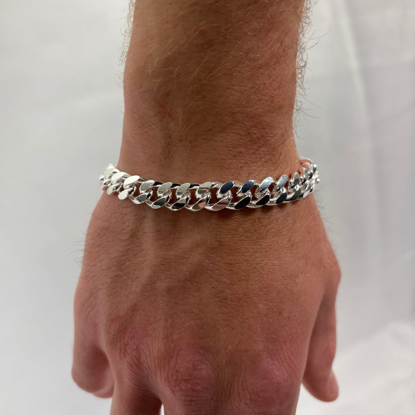 Solid .925 Sterling Silver Heavy Miami Cuban Bracelet 9.2mm